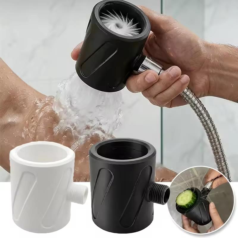 High Pressure Shower Head Handheld - Men Shower Nozzle Powerful Full Cleaning