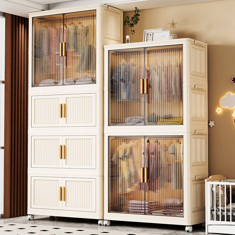 Storage & Organization - Foldable Adult Wardrobe with No Installation,