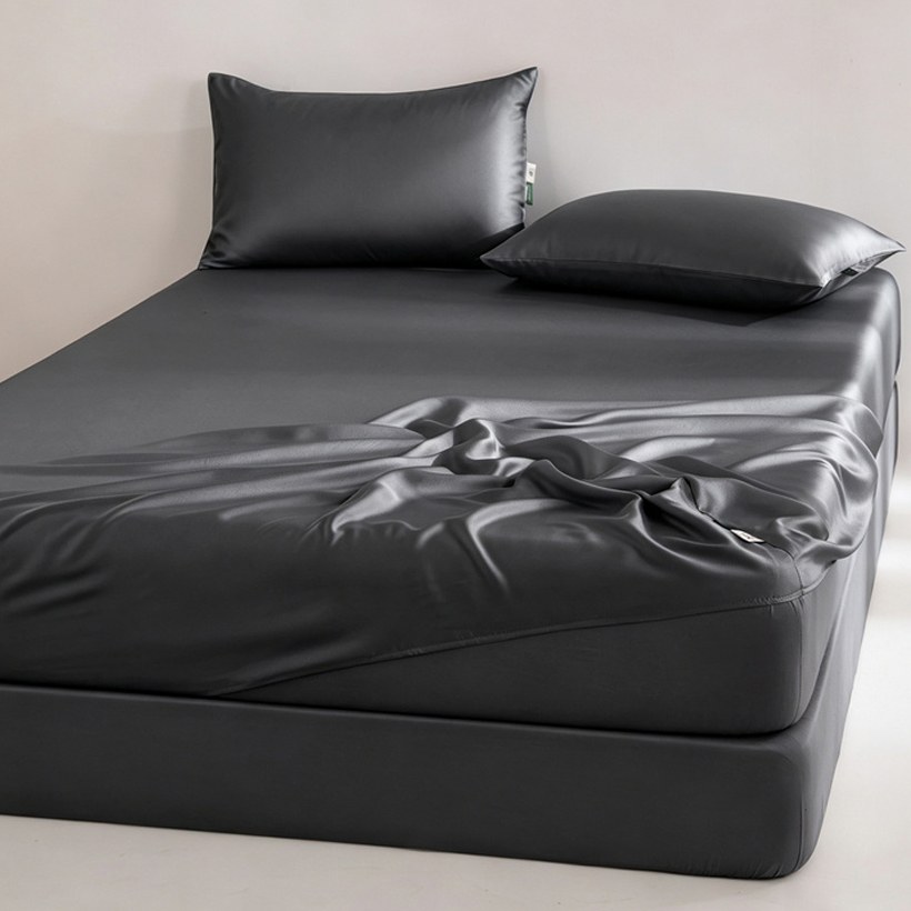 Fitted Bed Sheets Deep Pocket - Mulberry Silk Fitted Sheet 100% Natural