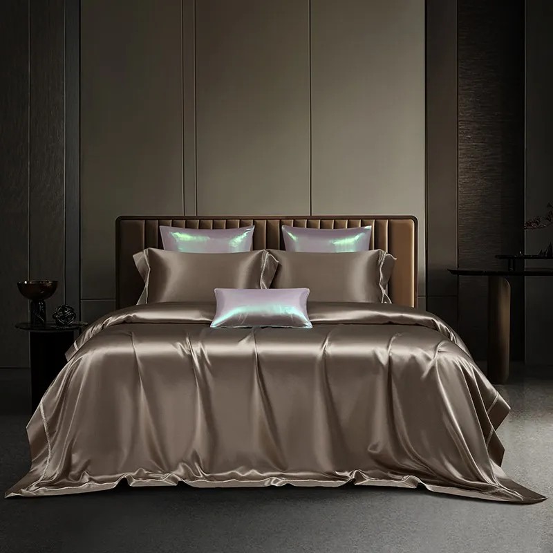 Mulberry Silk Premium 4Pcs Duv - Duvet Cover Sets With Zipper recension och pris