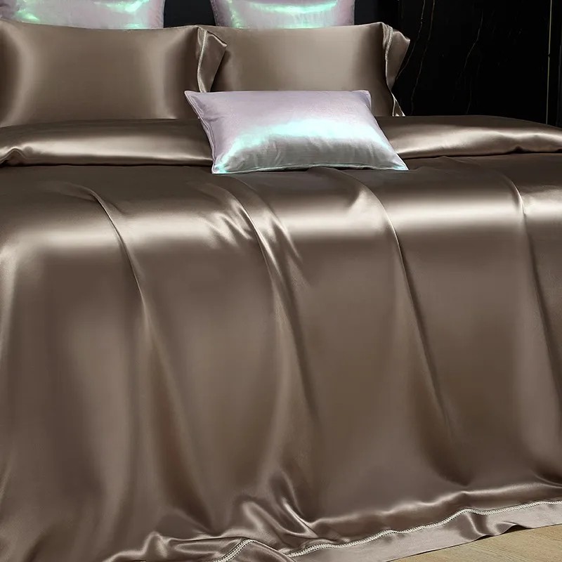 Mulberry Silk Premium 4Pcs Duv - Duvet Cover Sets With Zipper recension och pris