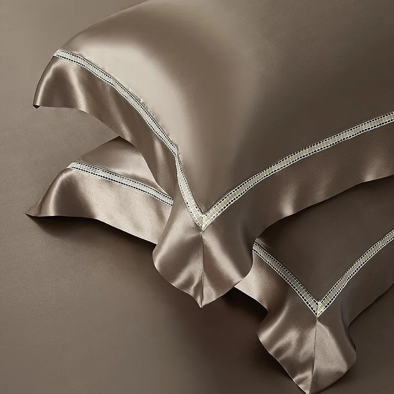 Mulberry Silk Premium 4Pcs Duv - Duvet Cover Sets With Zipper recension och pris