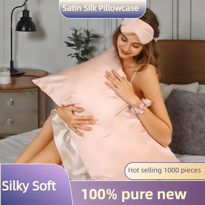 1/2pcs Satin Silk Pillowcase f - Satin Silk Pillowcase Hair Skin recension och pris