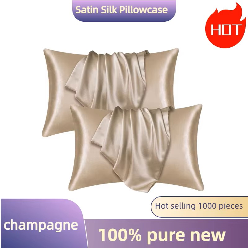 1/2pcs Satin Silk Pillowcase f - Satin Silk Pillowcase Hair Skin recension och pris