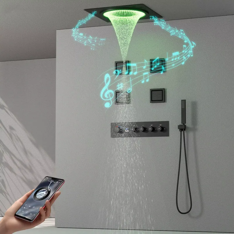 Smart LED Shower Set Bathroom  - Home Decor recension och pris