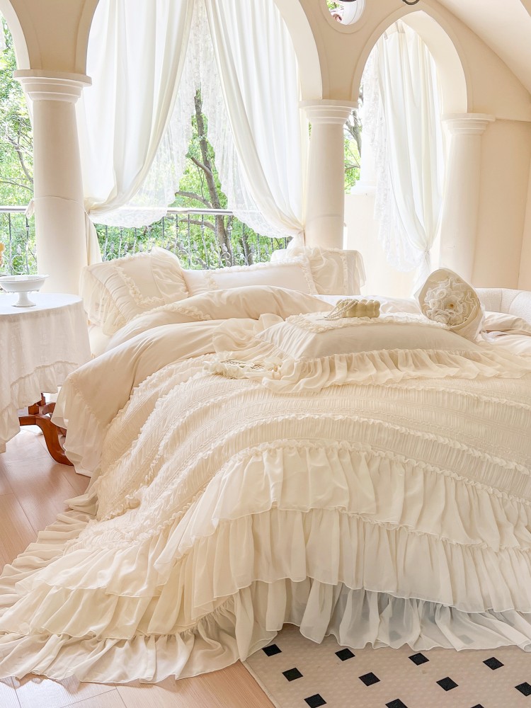 French Princess Style 100% Cot - Aesthetic Floral Duvet Cover recension och pris
