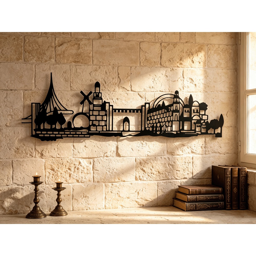 CIFBUY Metal Wall Art Jerusale - Home Decor recension och pris