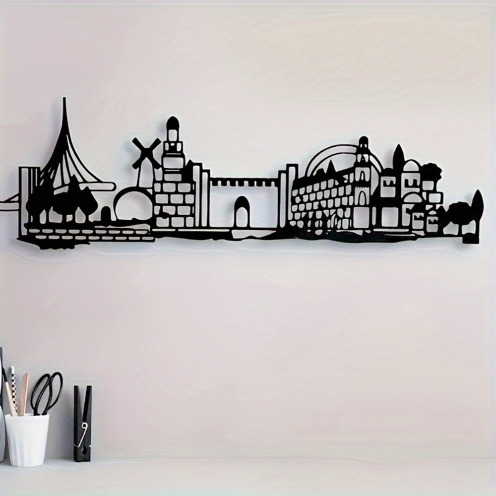 CIFBUY Metal Wall Art Jerusale - Home Decor recension och pris