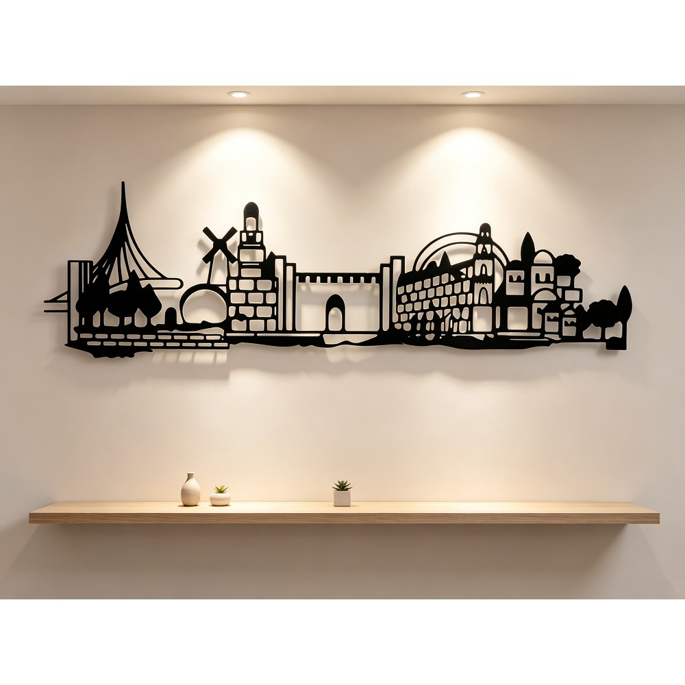 CIFBUY Metal Wall Art Jerusale - Home Decor recension och pris