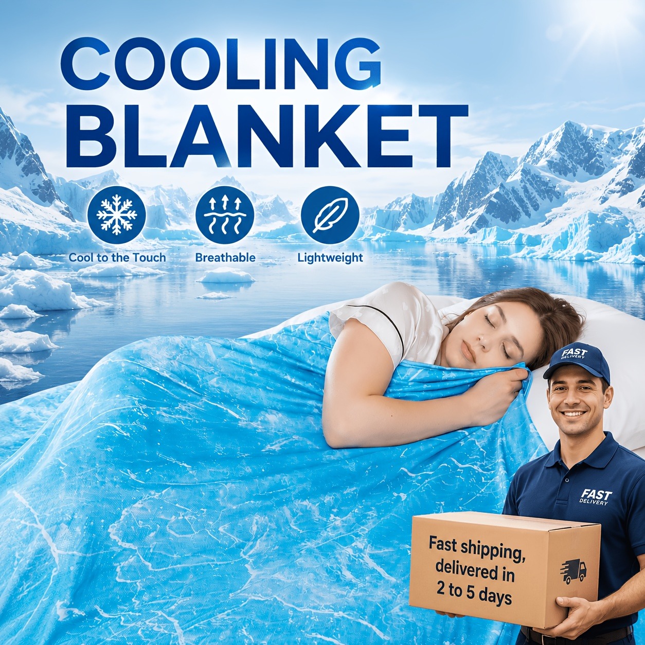 Cooling Blanket Suitable for H - Cooling Blanket Hot Sleepers recension och pris