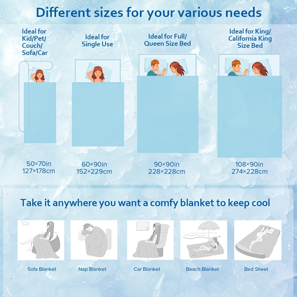 Cooling Blanket Suitable for H - Cooling Blanket Hot Sleepers recension och pris