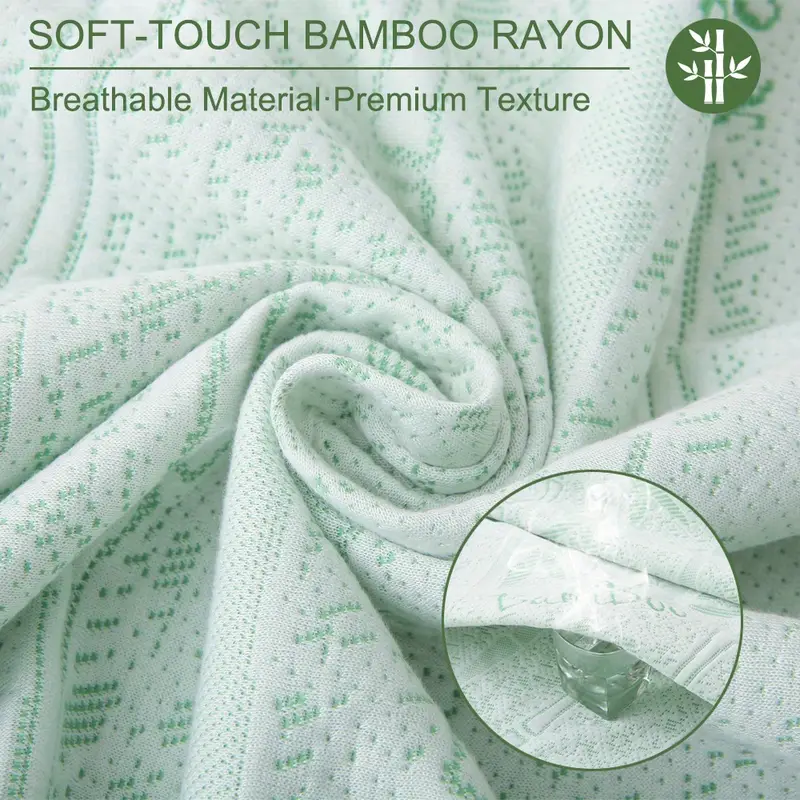 1pc Bamboo Mattress Protector, - Waterproof Mattress Protector Breathable recension och pris