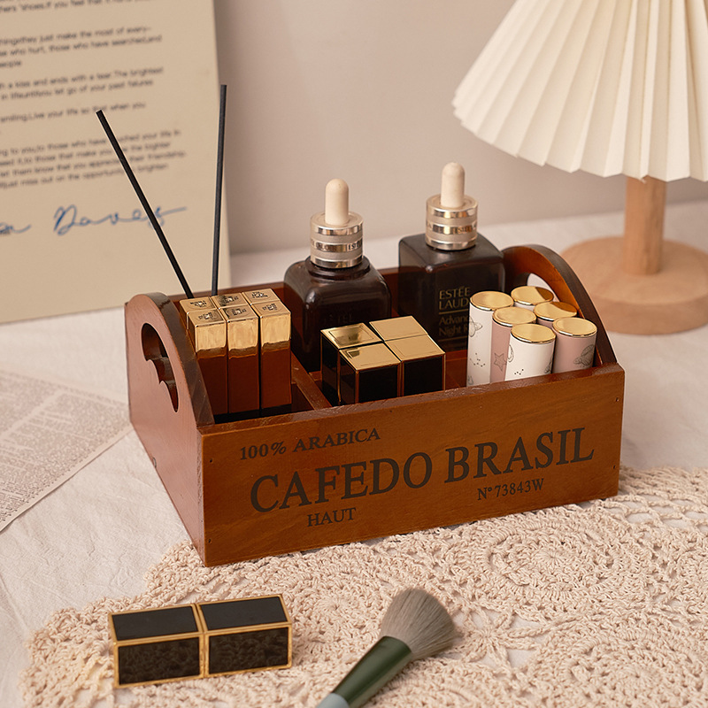 Zakka retro wooden portable si - Storage & Organization recension och pris