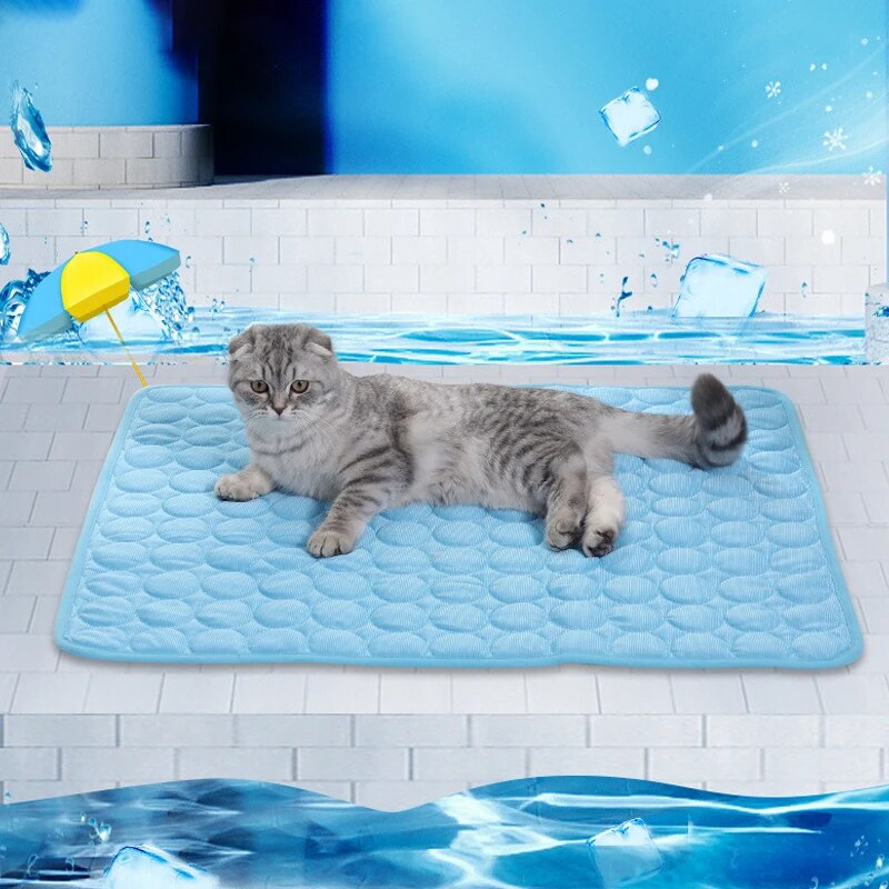 Pet Ice Mats Summer Cat Dog So - Cooling Blanket Hot Sleepers recension och pris
