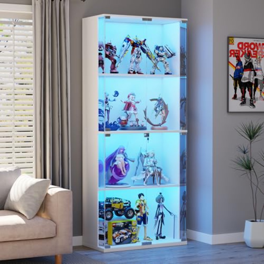 66 Glass Display Cabinet for C - Storage & Organization recension och pris