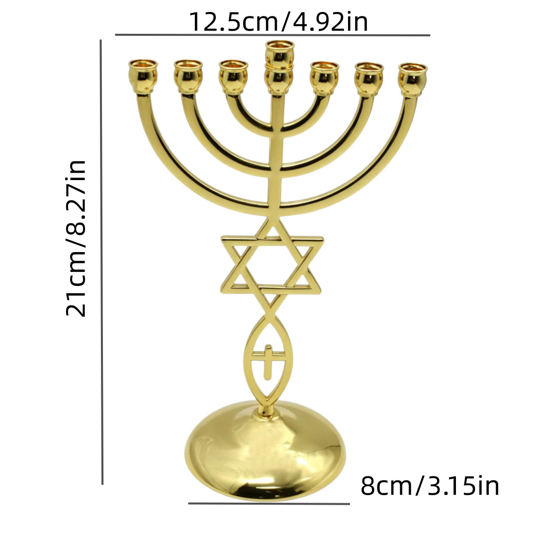 Hanukkah Seven-Headed Candle H - Home Decor recension och pris