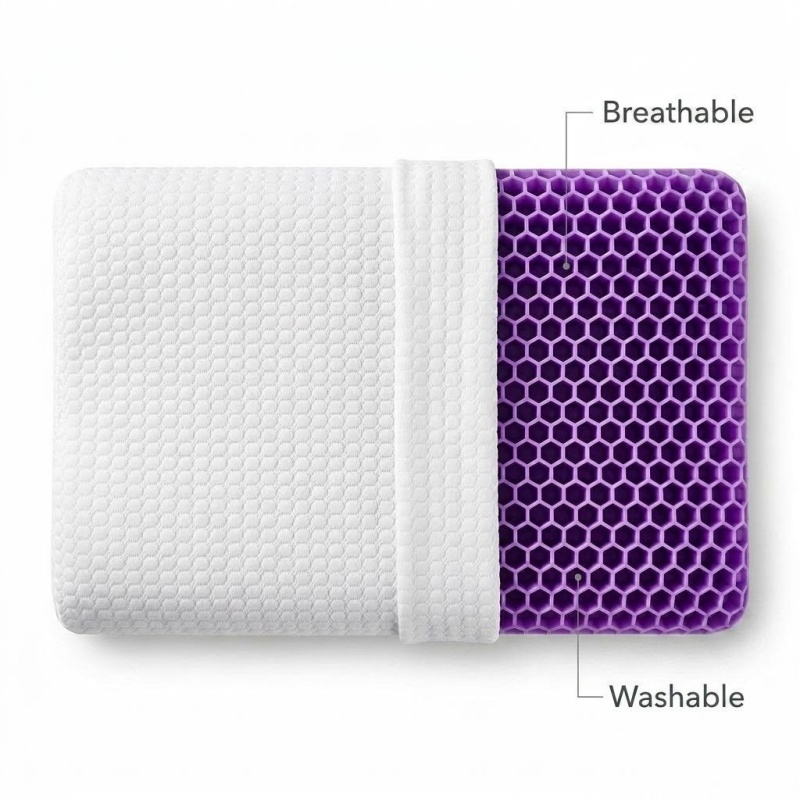 Breathable TPE Pectin Pillow E - Anti Snore Contour Pillow recension och pris