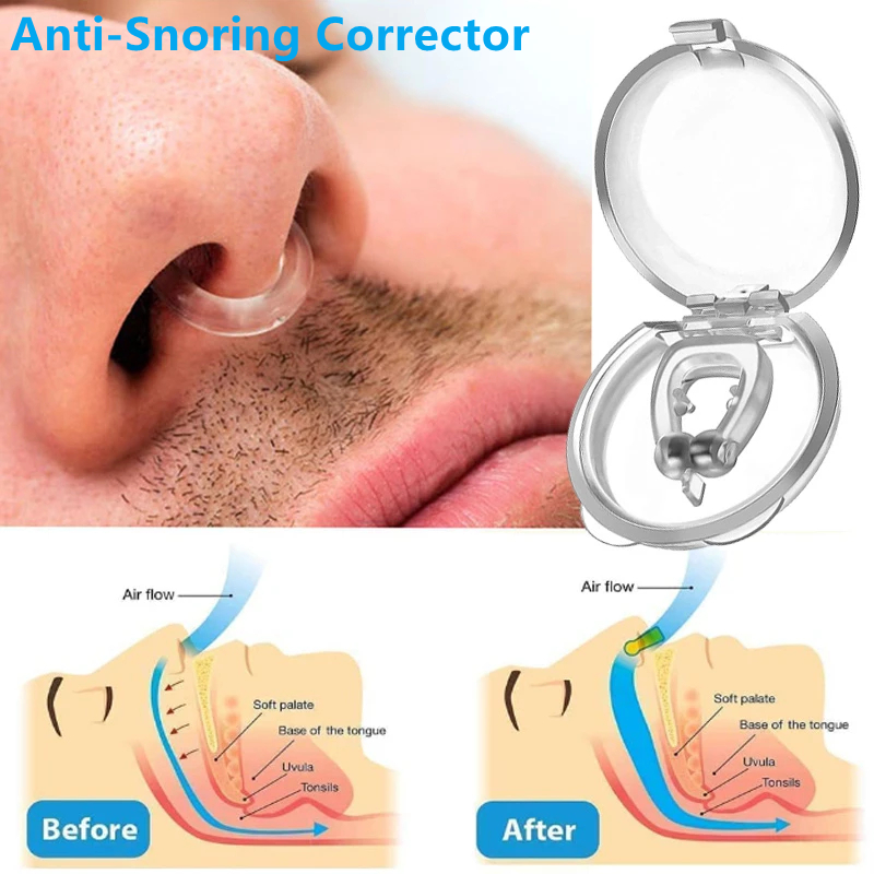 1/2/4PCS Silicone Magnetic Ant - Anti Snore Contour Pillow recension och pris
