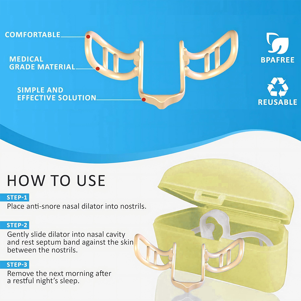 Snore Stopper Nasal Dilator fo - Anti Snore Contour Pillow recension och pris