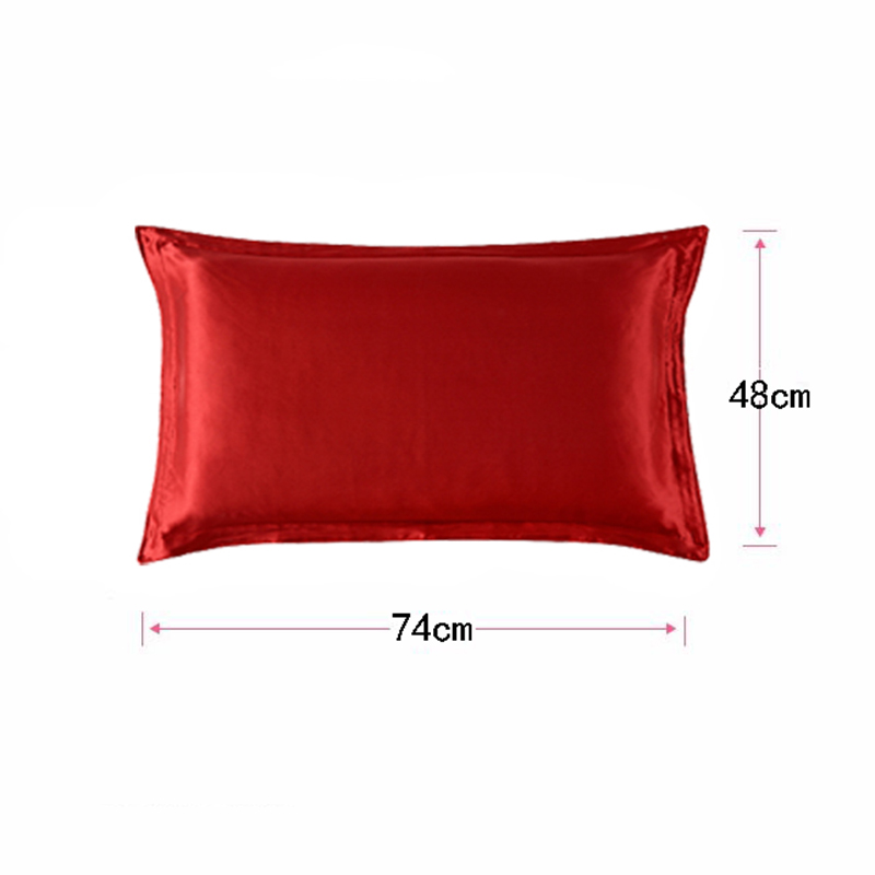 48x74cm Pillowcase Patchwork S - Satin Silk Pillowcase Hair Skin recension och pris