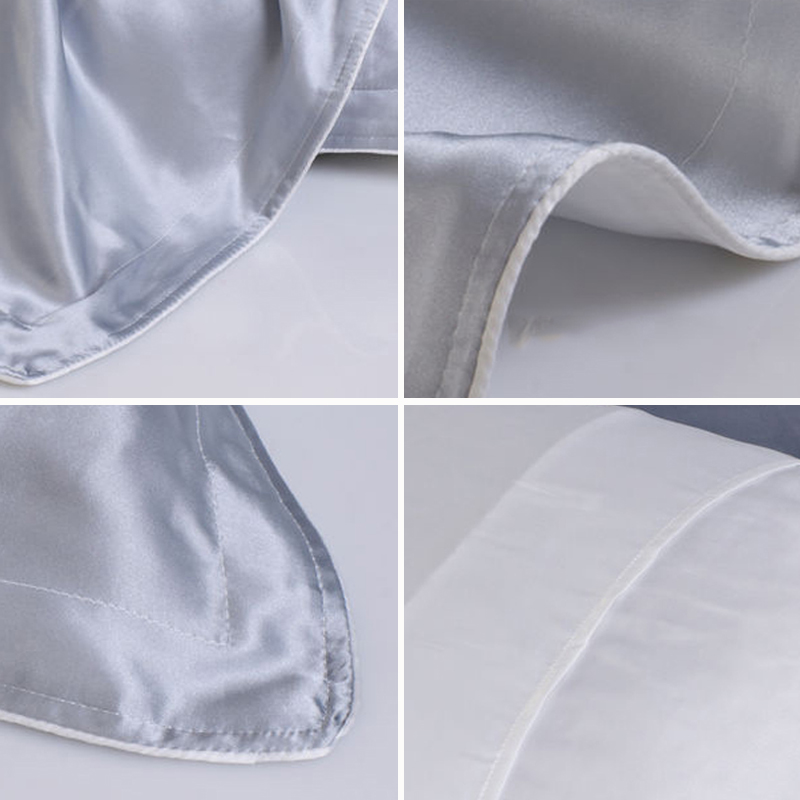 48x74cm Pillowcase Patchwork S - Satin Silk Pillowcase Hair Skin recension och pris