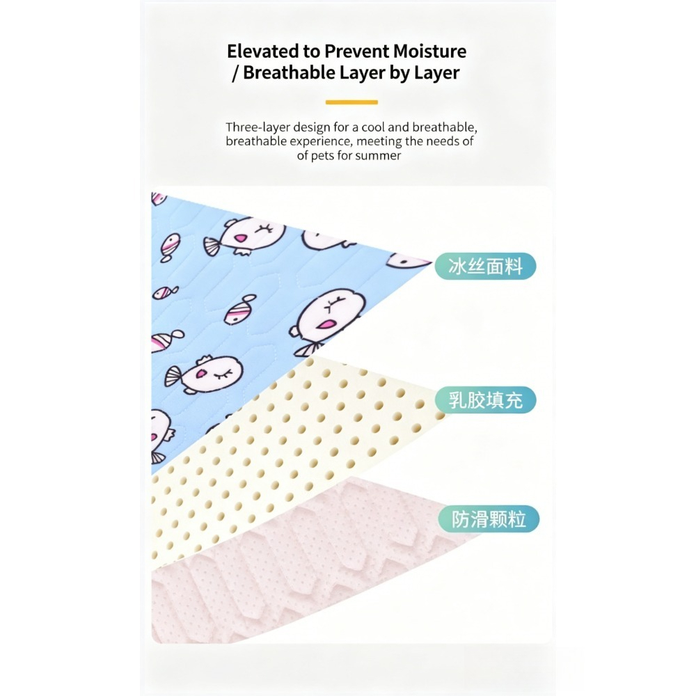 Pet summer cooling latex mat d - Cooling Blanket Hot Sleepers recension och pris