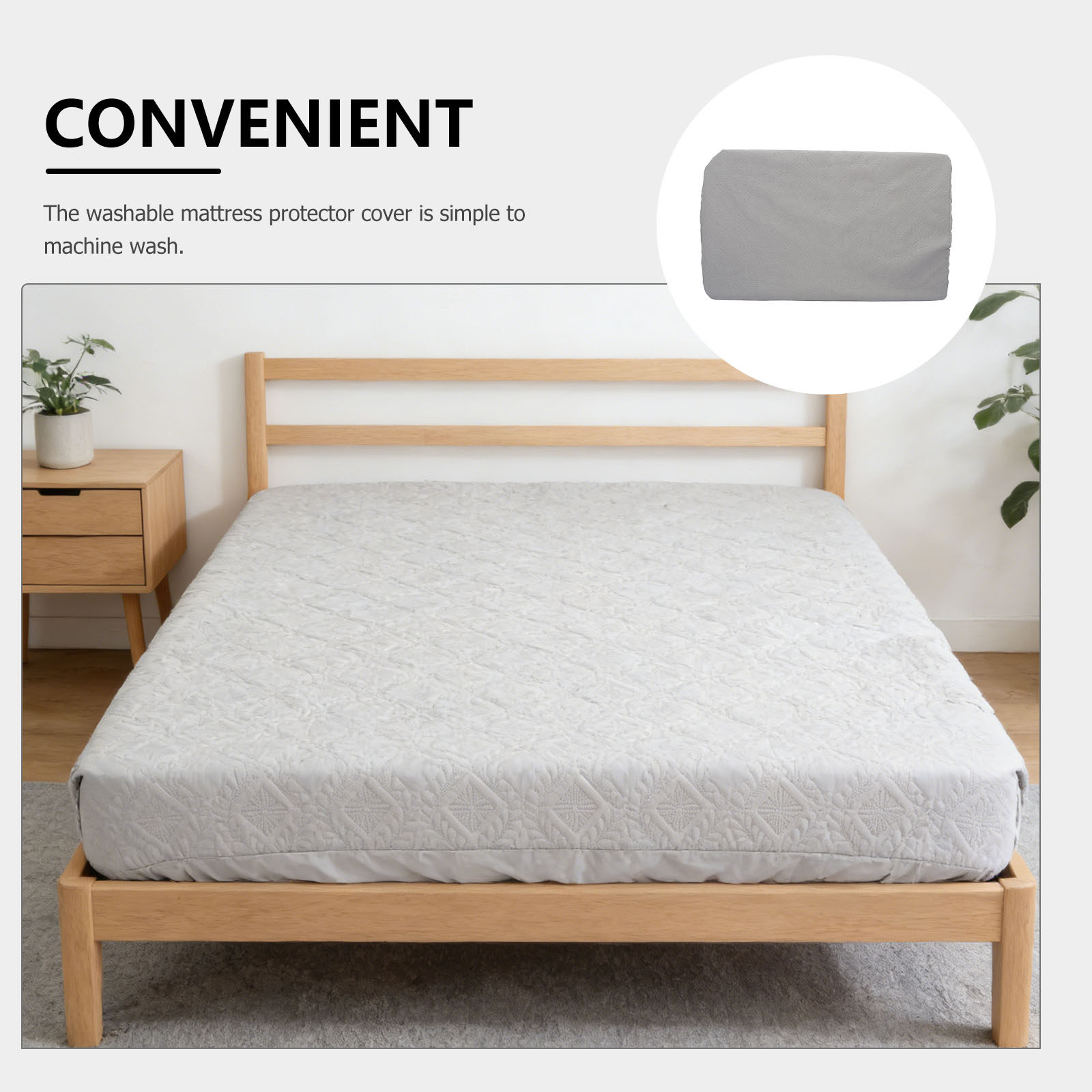 Twin Size 203x153cm Waterproof - Waterproof Mattress Protector Breathable recension och pris