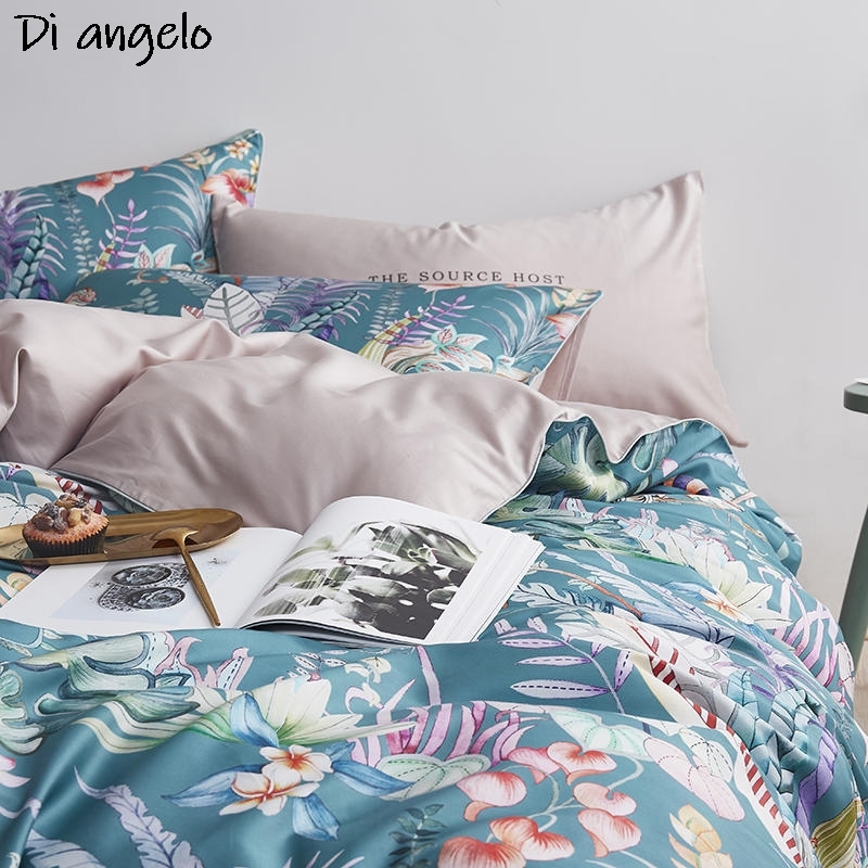 600TC 4Pcs Egyptian Cotton Flo - Aesthetic Floral Duvet Cover recension och pris