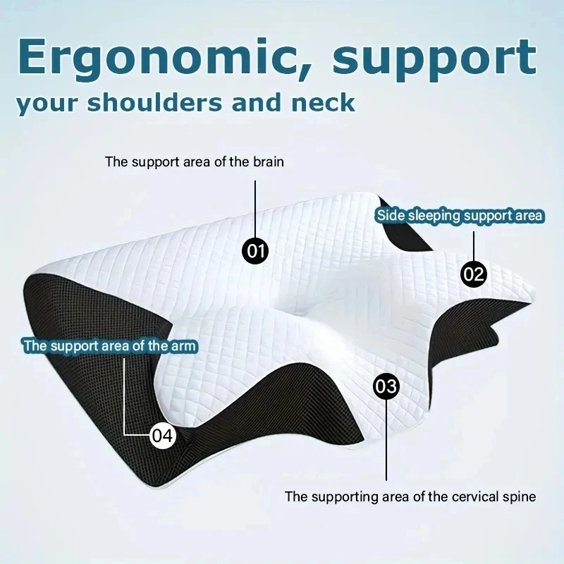 Memory Foam Cervical Pillow fo - Memory Foam Orthopedic Pillow Neck Pain recension och pris