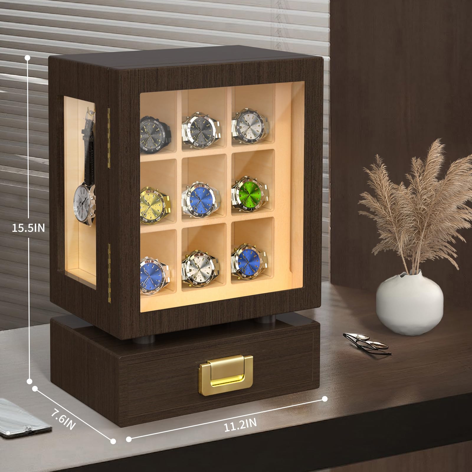 Custom Rectangle Wooden Watch  - Storage & Organization recension och pris
