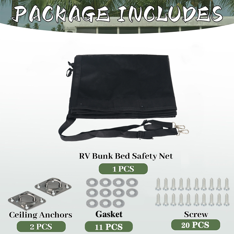 RV Bunk Bed Safety Net Fall Pr - Bedding recension och pris