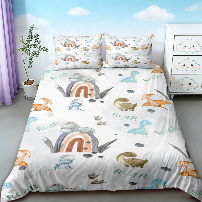 Duvet Cover Cute Dinosaur King - Bedding recension och pris
