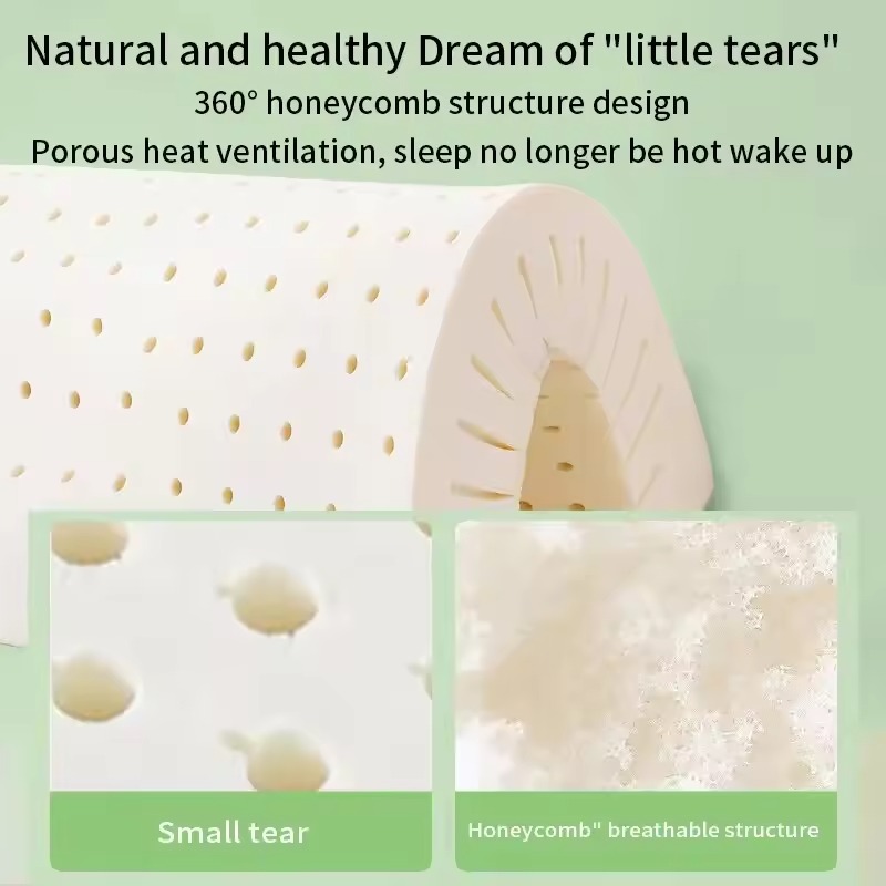 Thai Natural Latex Pillow for  - Memory Foam Orthopedic Pillow Neck Pain recension och pris