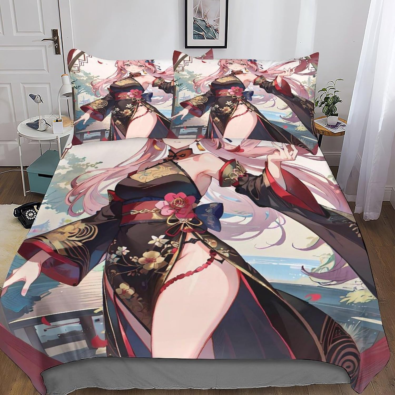 Anime Girl Duvet Cover Set Car - Duvet Cover Sets With Zipper recension och pris