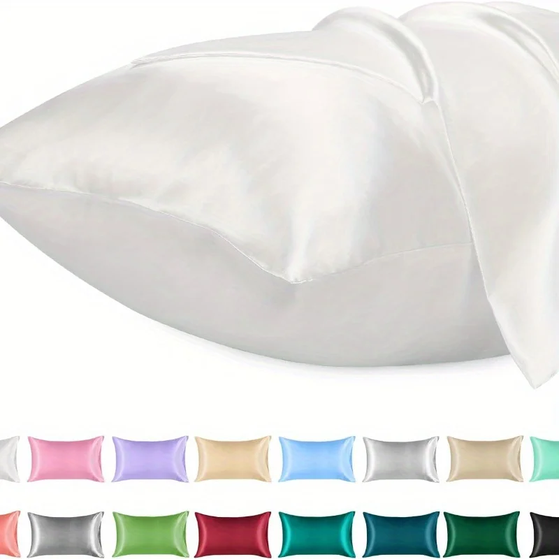 1PC Satin Pillowcase for Hair  - Satin Silk Pillowcase Hair Skin recension och pris