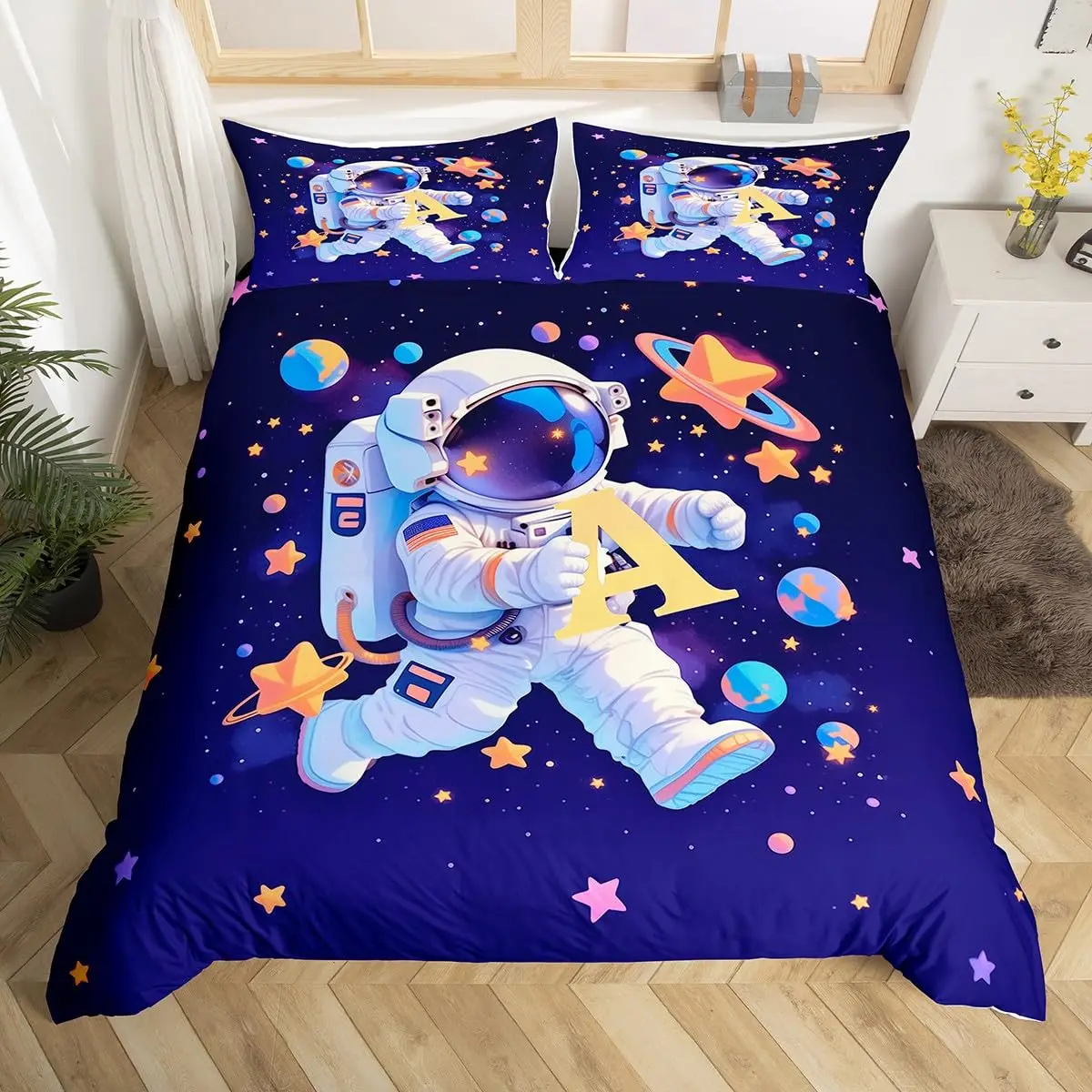 Astronaut Duvet Cover Set Cart - Duvet Cover Sets With Zipper recension och pris