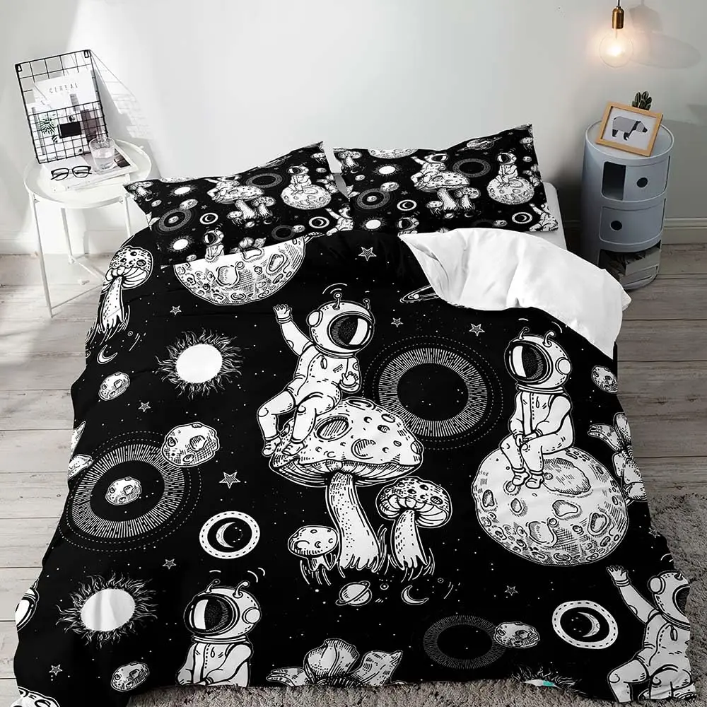 Astronaut Duvet Cover Set Cart - Duvet Cover Sets With Zipper recension och pris
