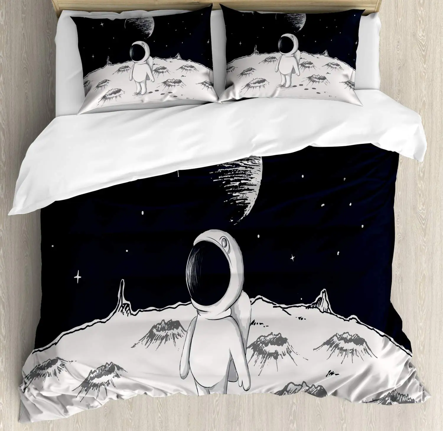 Astronaut Duvet Cover Set Cart - Duvet Cover Sets With Zipper recension och pris