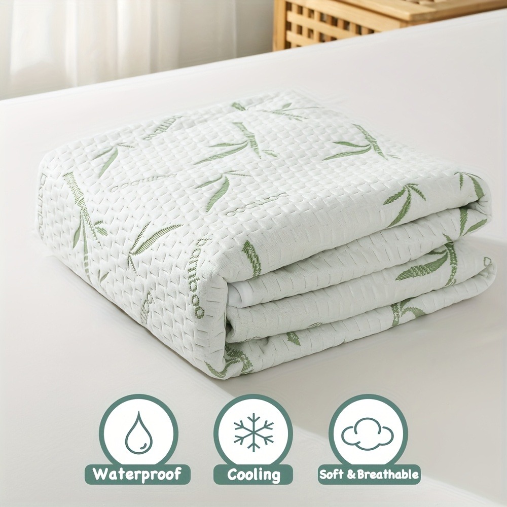Waterproof Bamboo Fiber Mattre - Waterproof Mattress Protector Breathable recension och pris