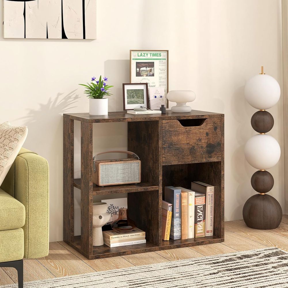 3-Tier Wooden Cube Bookshelf f - Storage & Organization recension och pris