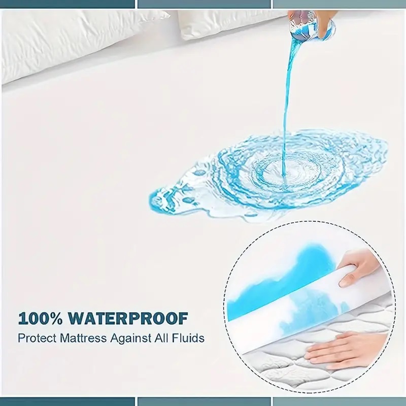 100% Waterproof Quilted Mattre - Waterproof Mattress Protector Breathable recension och pris