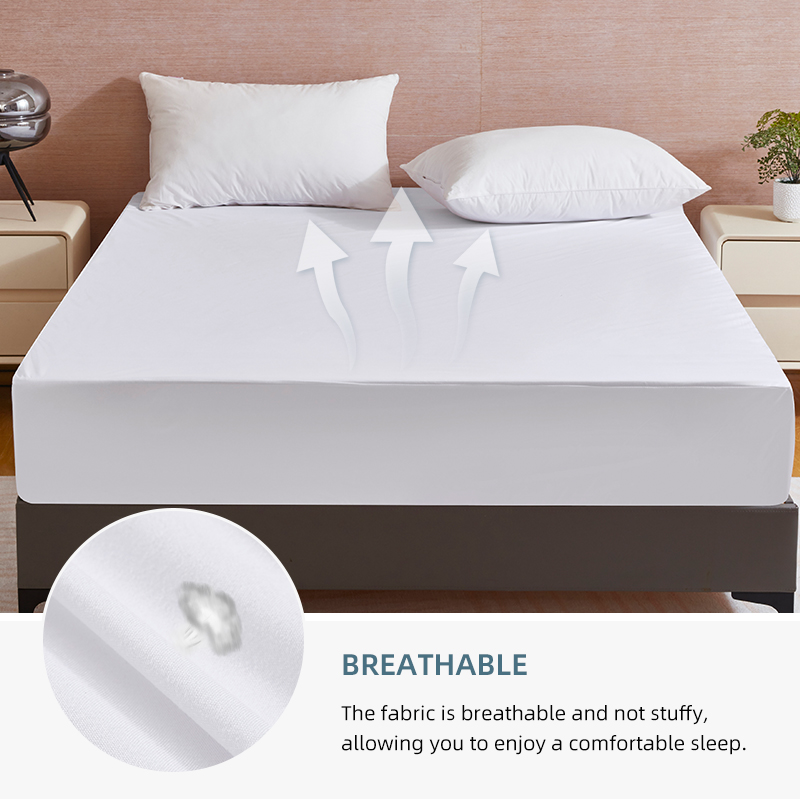Queen Waterproof Mattress Prot - Waterproof Mattress Protector Breathable recension och pris