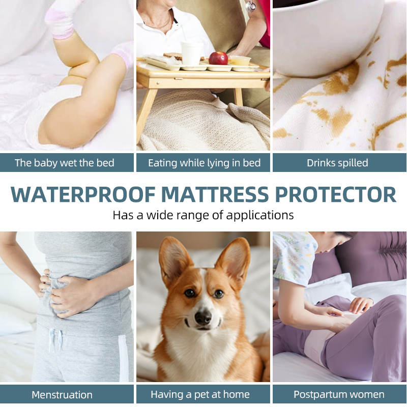 Queen Waterproof Mattress Prot - Waterproof Mattress Protector Breathable recension och pris