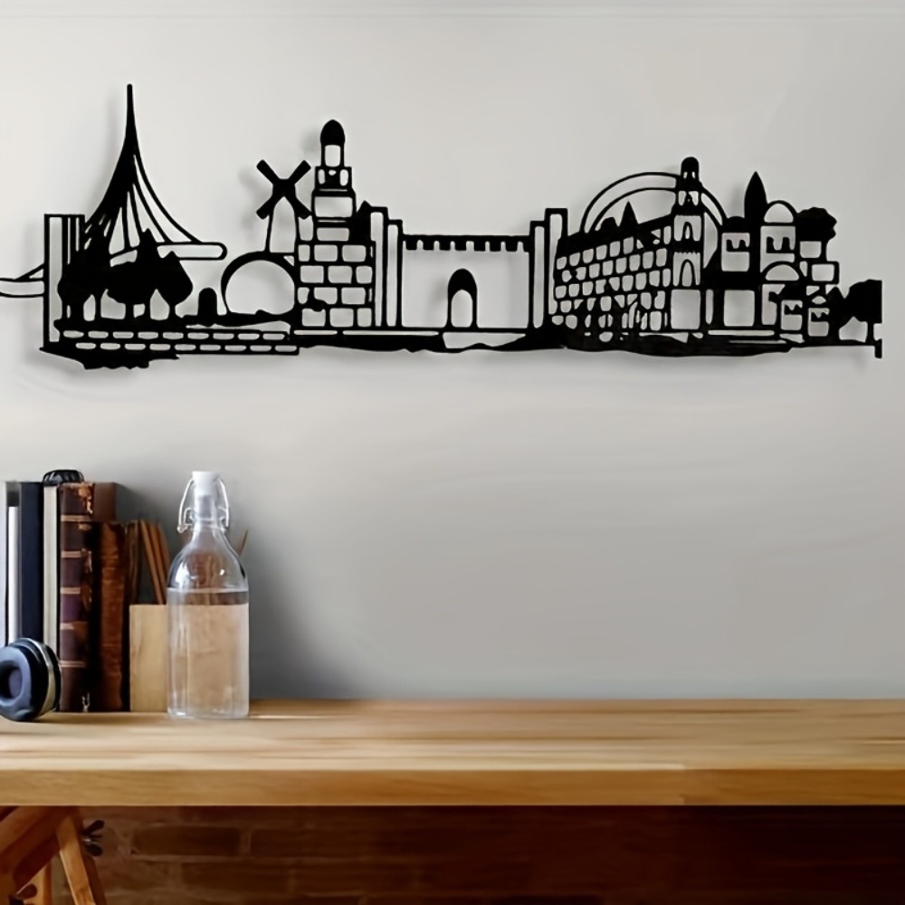 CIFBUY Metal Wall Art Jerusale - Home Decor recension och pris