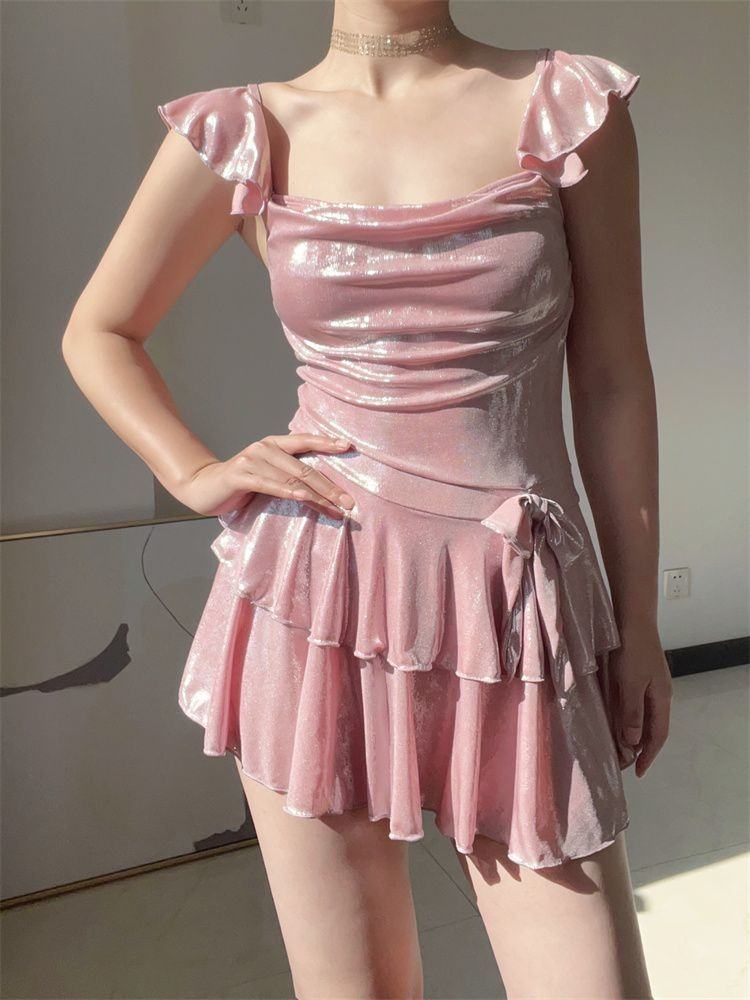 2026 New Women's Shimmer Pink  - Bath recension och pris