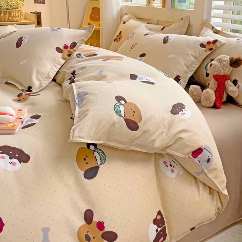 Ins Bear Duvet Cover Set with  - Duvet Cover Sets With Zipper recension och pris