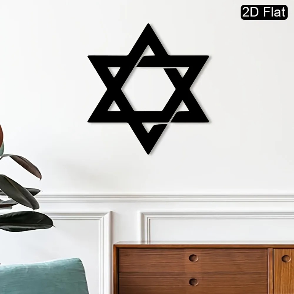 CIFBUY Iron Wall Art Star of D - Home Decor recension och pris