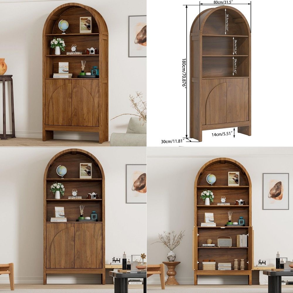 Century Arched Display Cabinet - Storage & Organization recension och pris