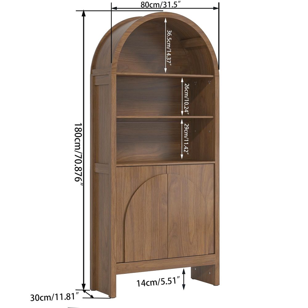 Century Arched Display Cabinet - Storage & Organization recension och pris