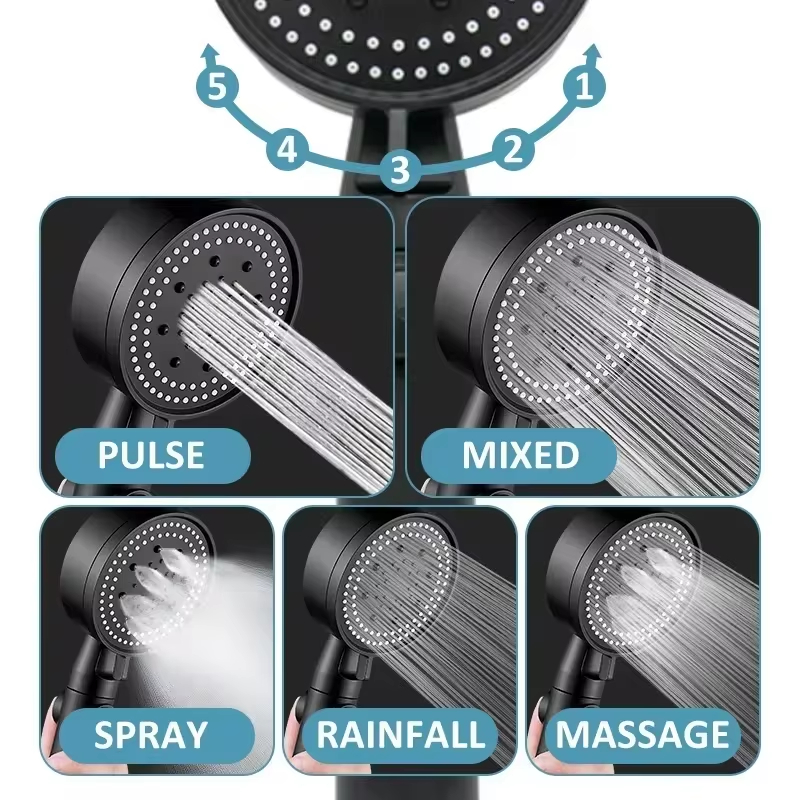 For Xiaomi Shower Head 5 Modes - High Pressure Shower Head Handheld recension och pris